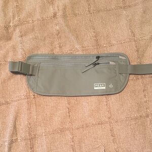 RFID Secure Belt Bag in Gray